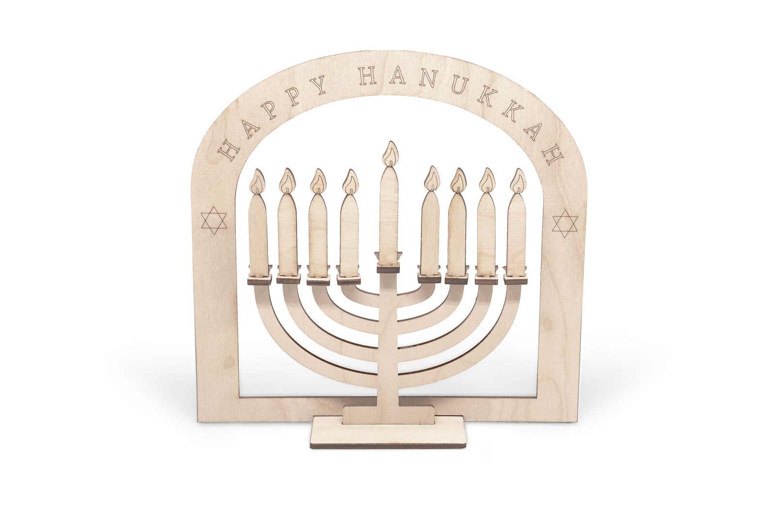 DIY Wooden Menorah Kit for Kidshandmade Hanukah Menorah and Etsy