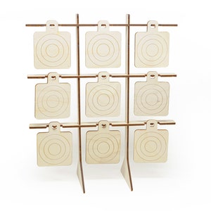 DIY Target Kit, Laser cut wooden target