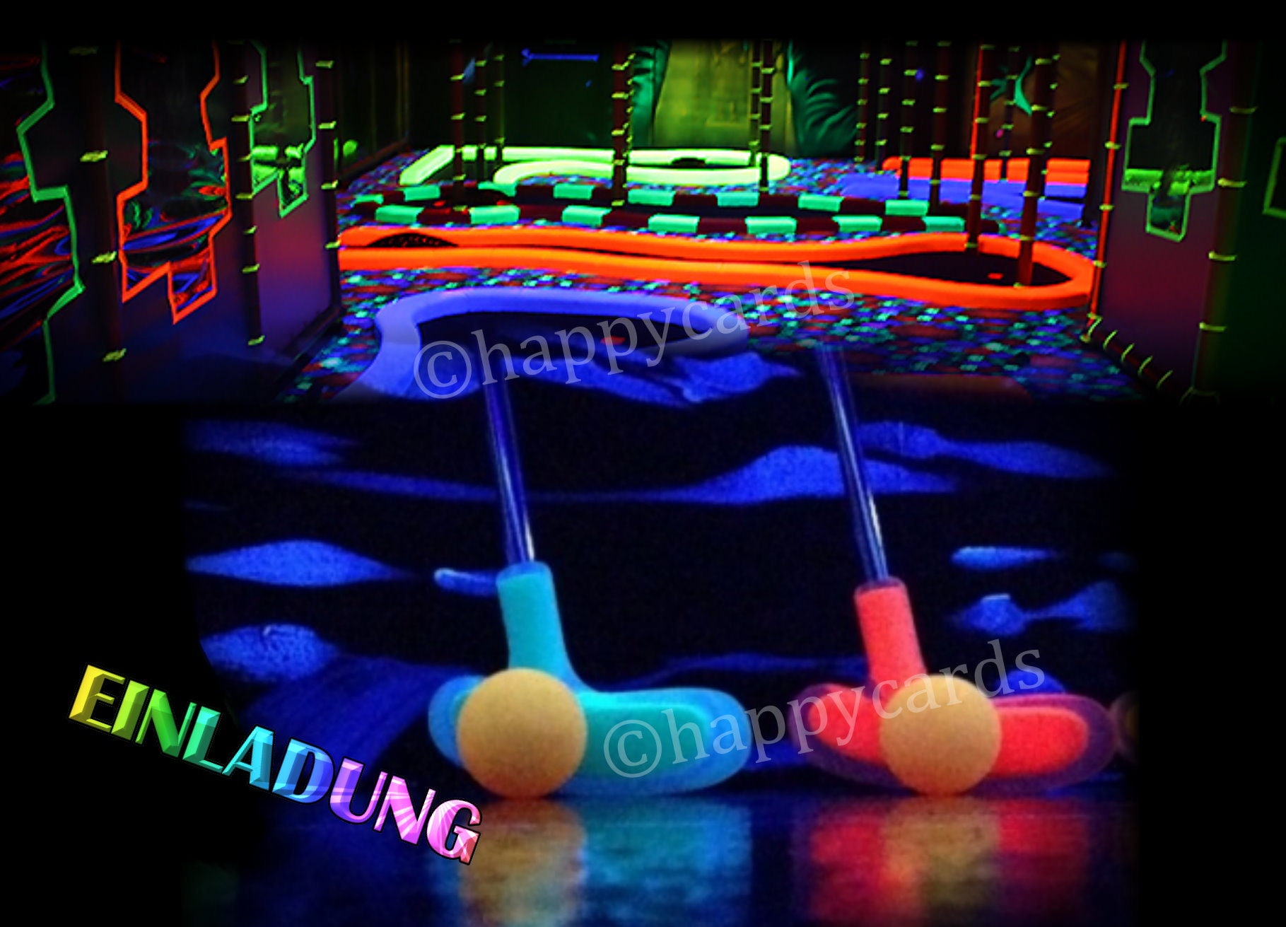 8 Einladungskarten Minigolf Geburtstag Kinder Einladungen Mini - Etsy.de
