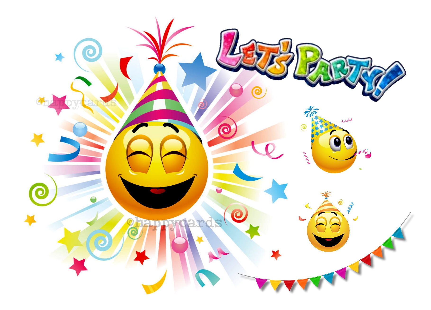 8 invitations smiley Emoji birthday kids birthday invitations Etsy