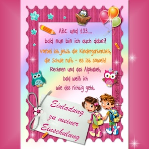 10 Einladungskarten Einschulung Einladungen Schule
