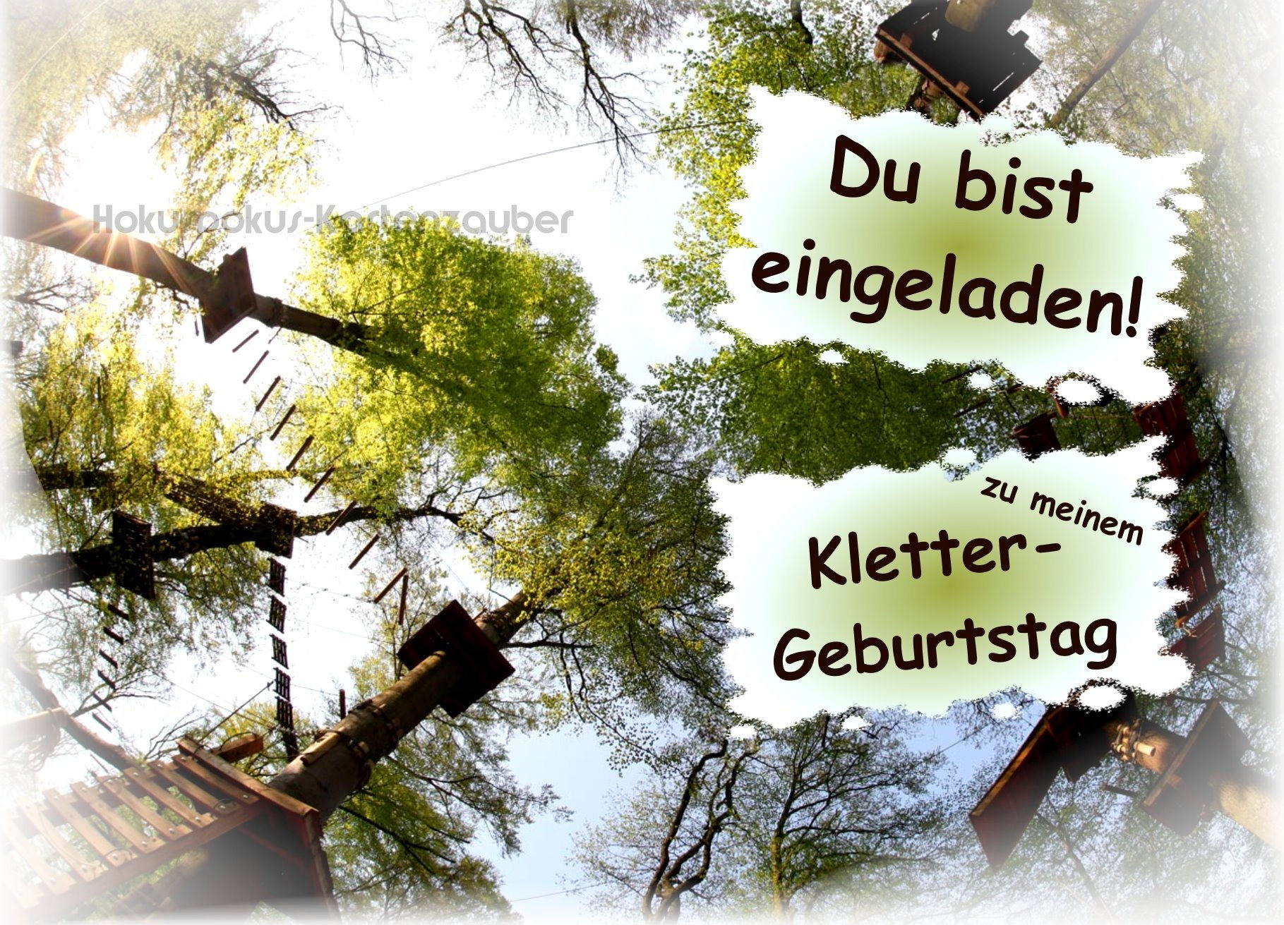8 Einladungskarten klettern Geburtstag Kinder Kletterpark Etsy