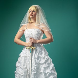 Wedding Saber Cosplay Costume from Fate Stay Night