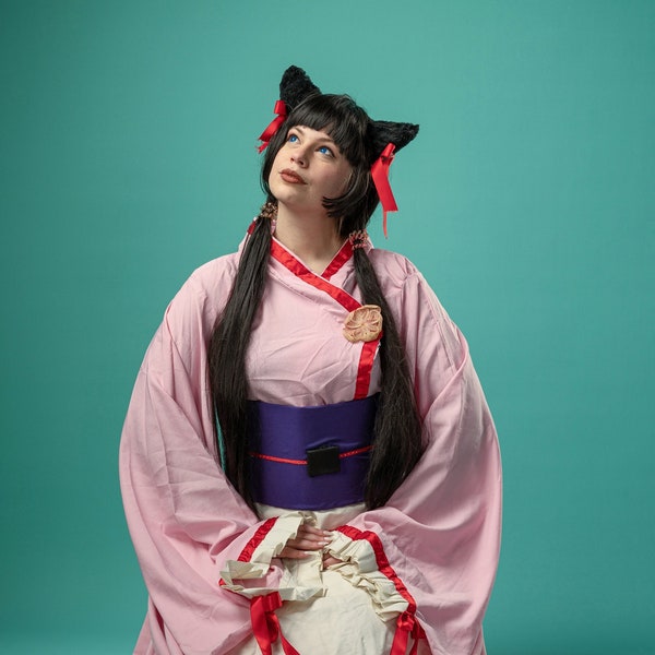 Otome Youkai Zakuro Cosplay Maid Kimono Costume