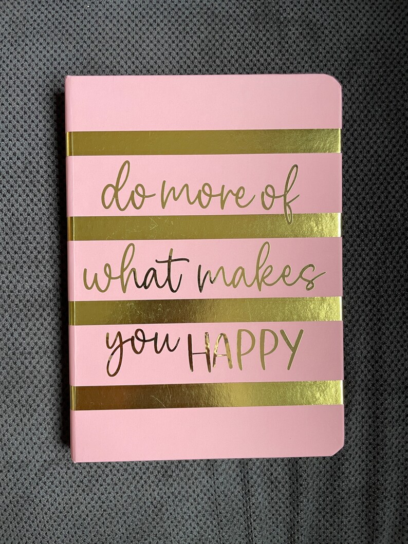 Personalized Gold Foil Journal Etsy