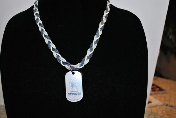 dallas cowboys dog tag necklace