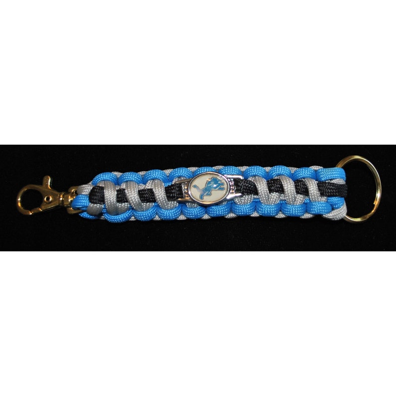 Detroit Lions Paracord Keychain
