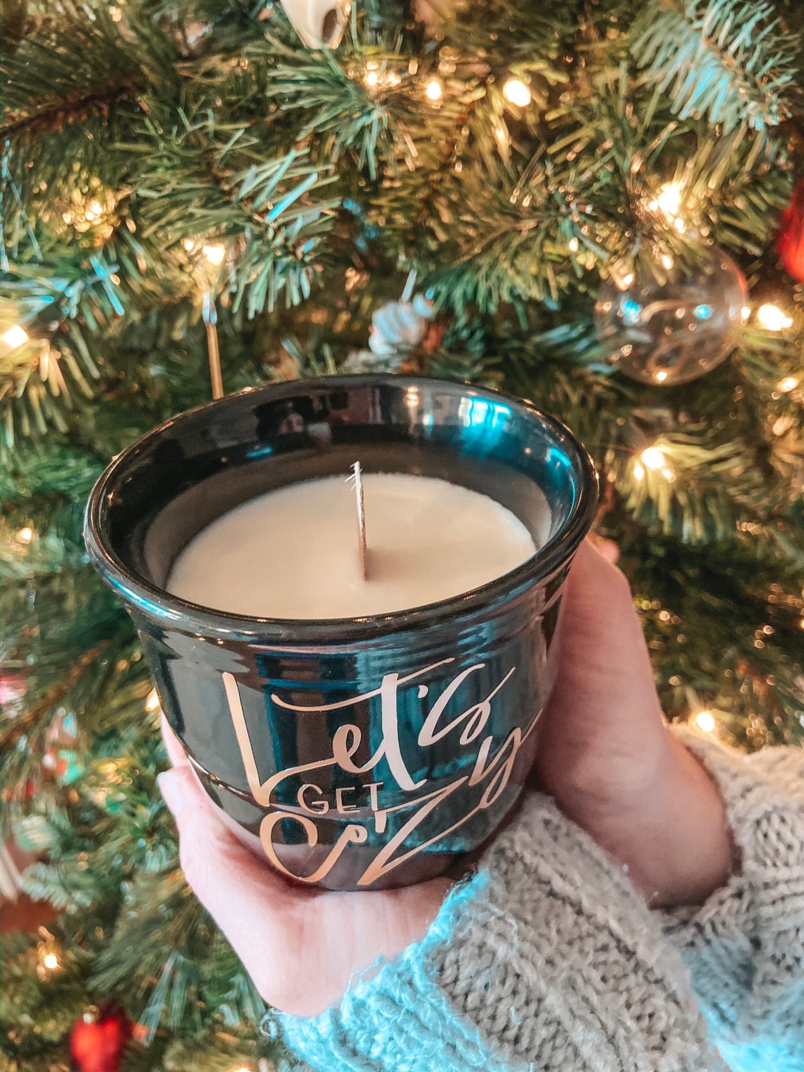 Mug Candles Custom Designs // Christmas Gifts // Personalized Etsy