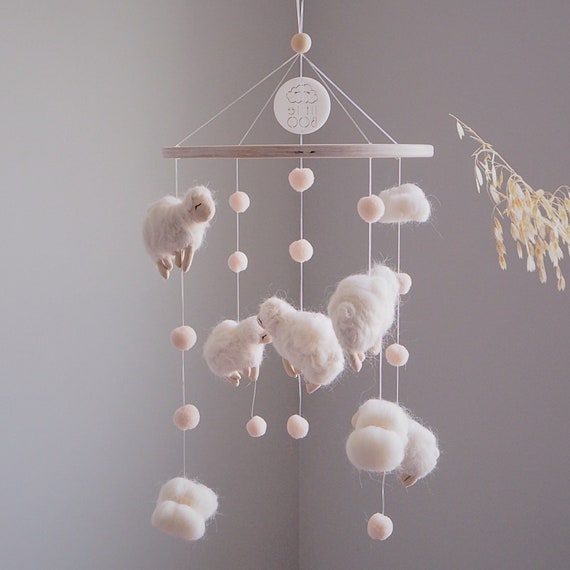 cot mobile sheep