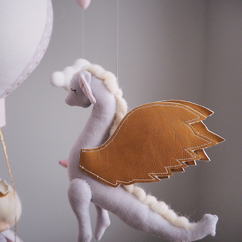 Dragon mobile baby mobile girl prince mobile princess Etsy