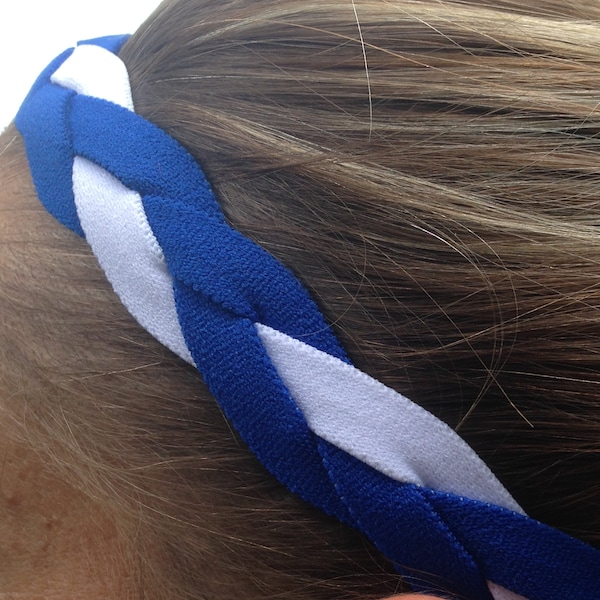 IT'S RIDIC! No Slip Grip/Non-Slip Sports/Athletic Nylon Triple Braided Sports Headband