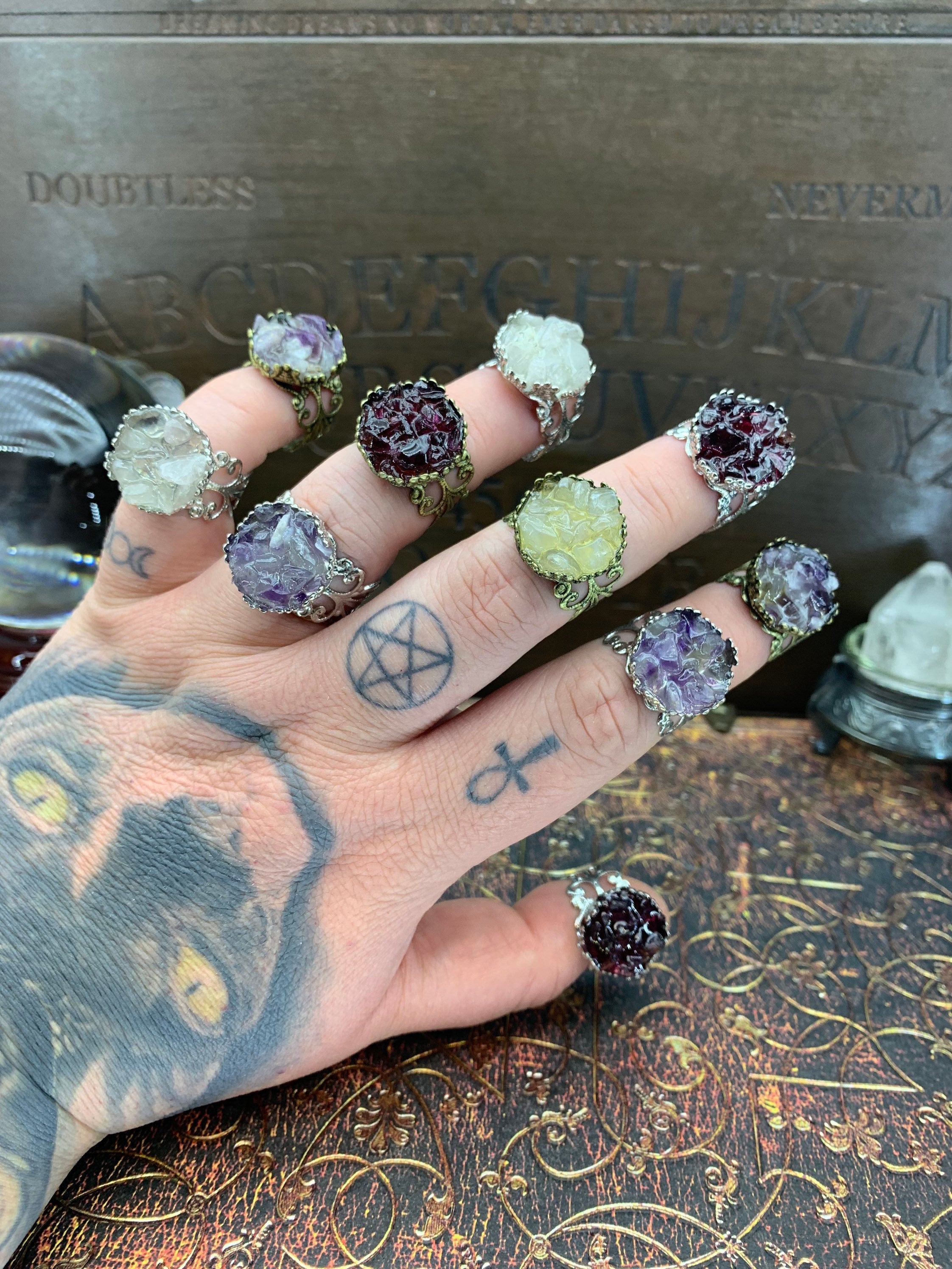 Witch clearance crystal rings
