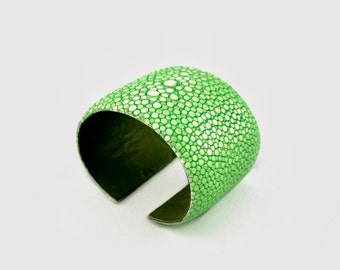 Bracelet, bangle, bracelet, stingray leather, stingray letaher