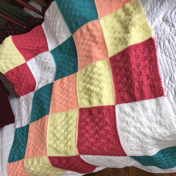 Baby Blanket Knitting Pattern Etsy Canada