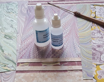 Synthetic Marbling Surfactant: Modern Paint Medium