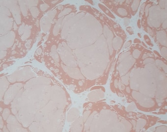 Handmade Marbled Paper: 50x35 cm Ebru Art for Bookbinding