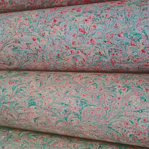 Handmade Marbled Paper Decorative, Bookbinding, Scrapbooking Paper(49.5 x 34.5 cm)