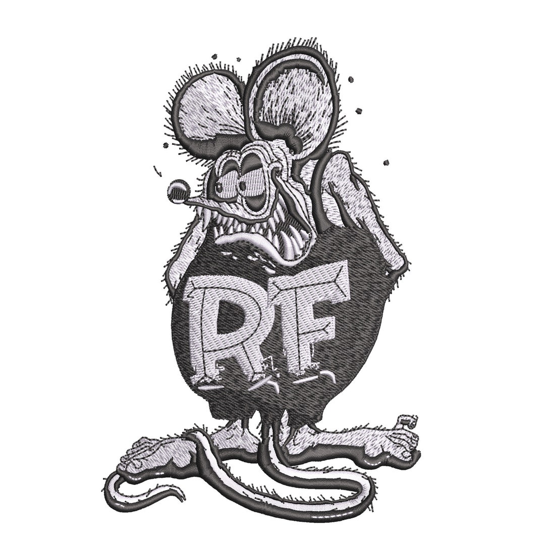 Rat Fink Digitized Embroidery Design - Etsy