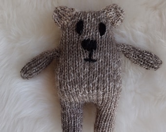 hand knit bear