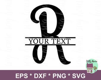 Download Split Letter R Svg Etsy