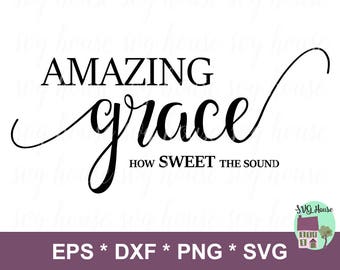 Download Amazing grace svg | Etsy