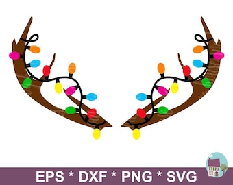 Download Antler Lights Svg Etsy PSD Mockup Templates