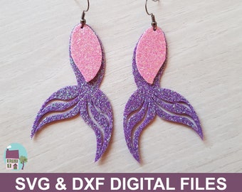 Free Free 289 Mermaid Earring Svg SVG PNG EPS DXF File