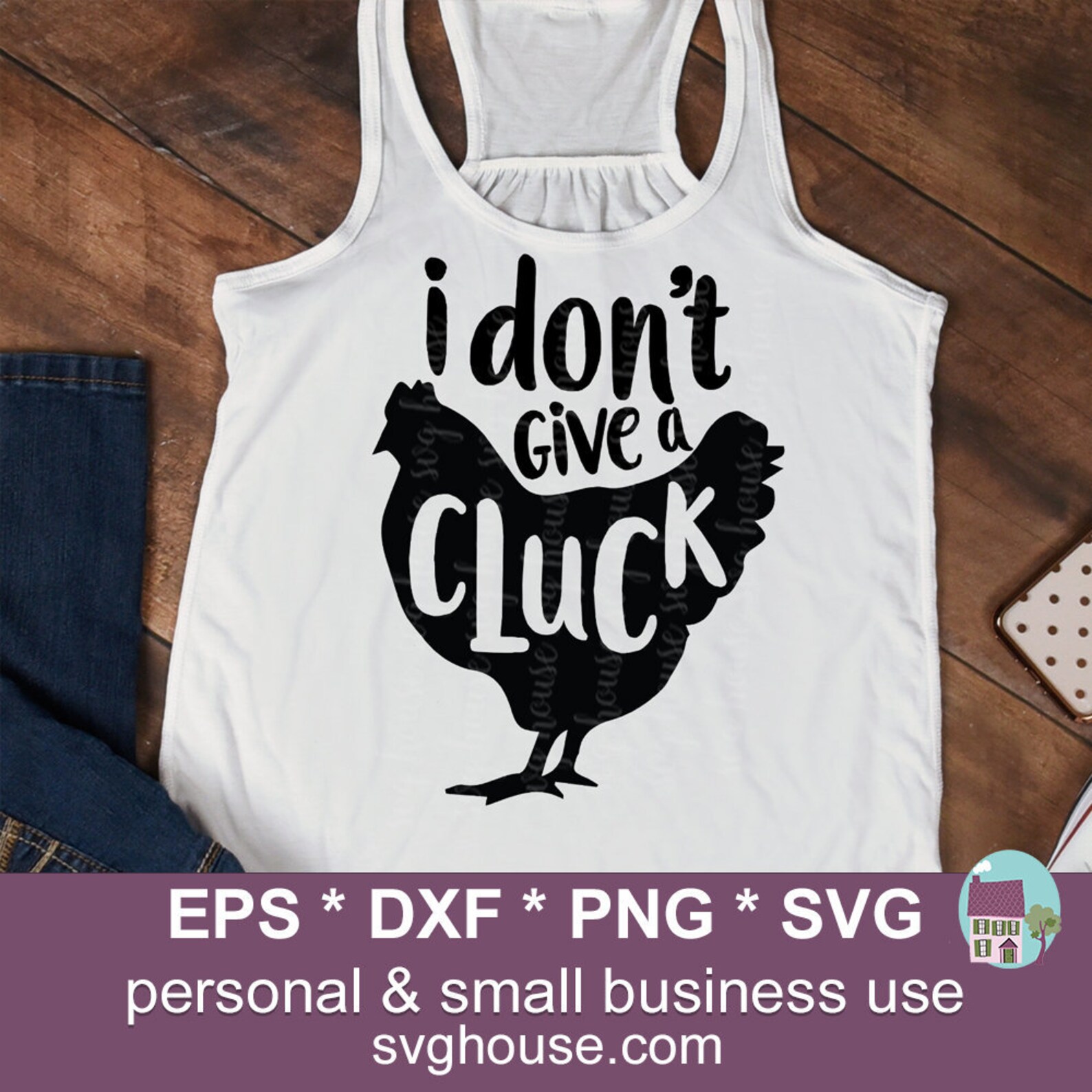 I Dont Give A Cluck Svg Give A Cluck Svg Chicken SVG - Etsy