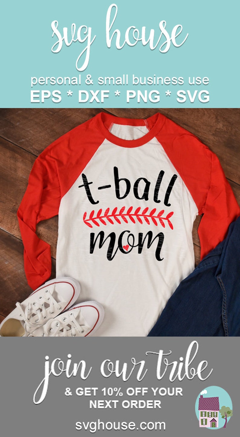 Download T-Ball Mom SVG Cut Files For Silhouette And Cricut | Etsy