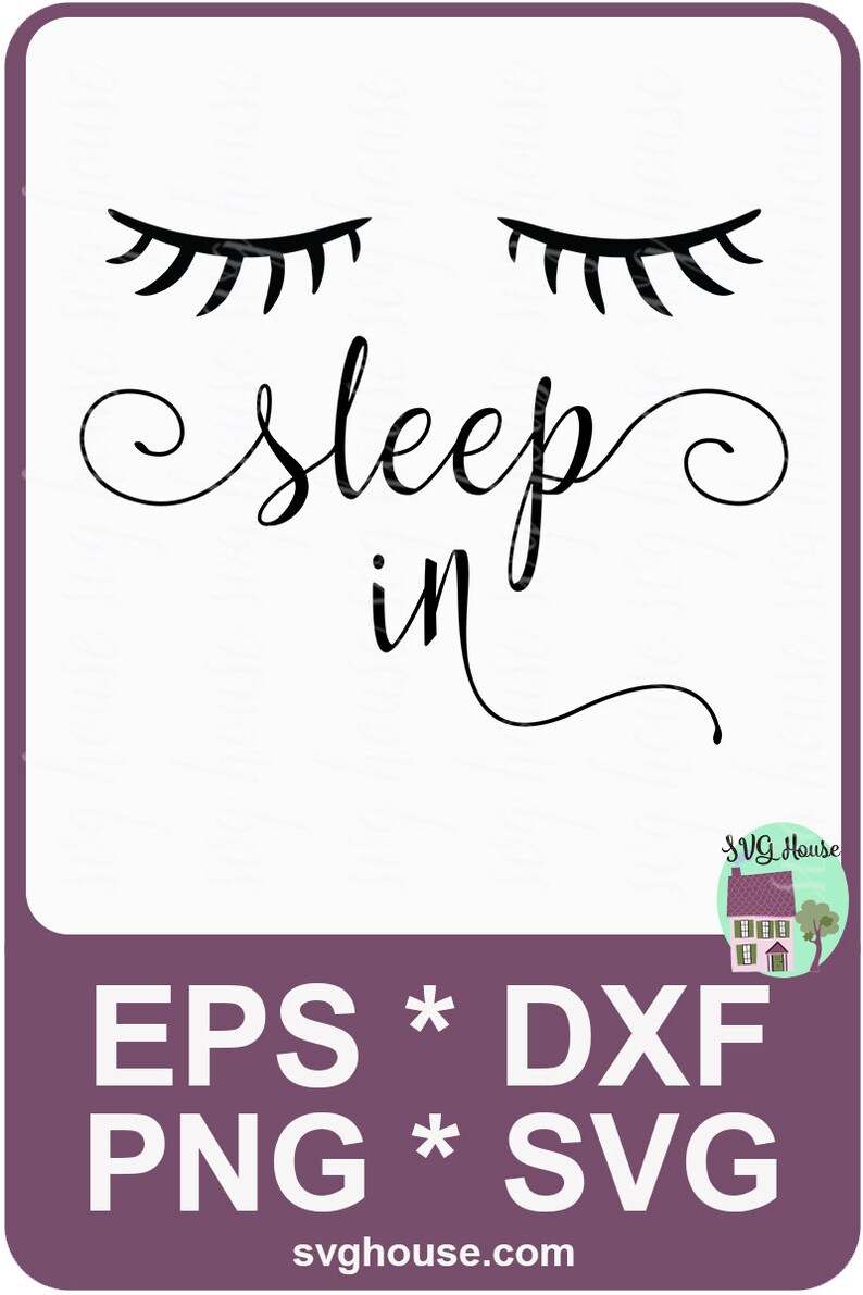 Sleep in Svg Sleep In Sleep Svg Sleeping Svg Pyjama Svg - Etsy Australia