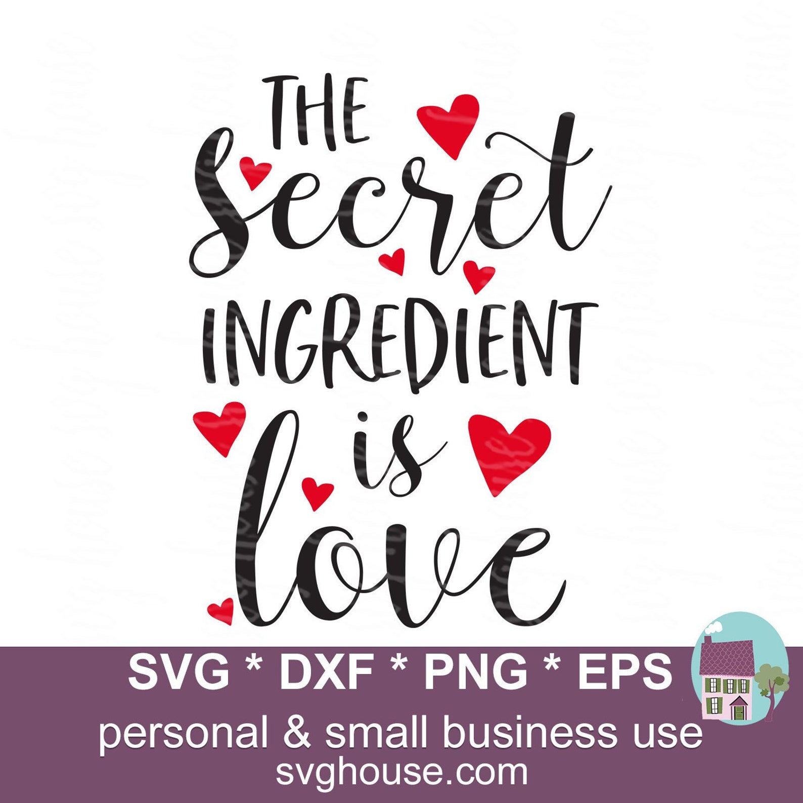 The Secret Ingredient Is Love SVG Potholder SVG Files For Etsy