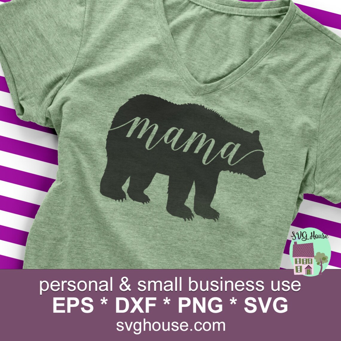 Mama Bear Svg Mama Bear Clipart Mama Bear Svg File Bear Etsy UK