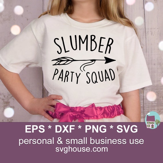 Download Slumber Party Squad Svg Slumber Party Svg Sleepover Svg | Etsy
