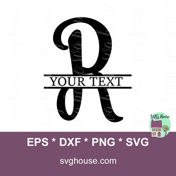 Download Svg Split Letter R Split Monogram Svg File Svg Split Etsy