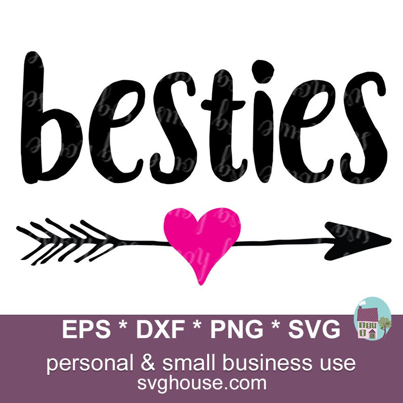 Besties SVG Cut Files For Cricut And Silhouette | Etsy