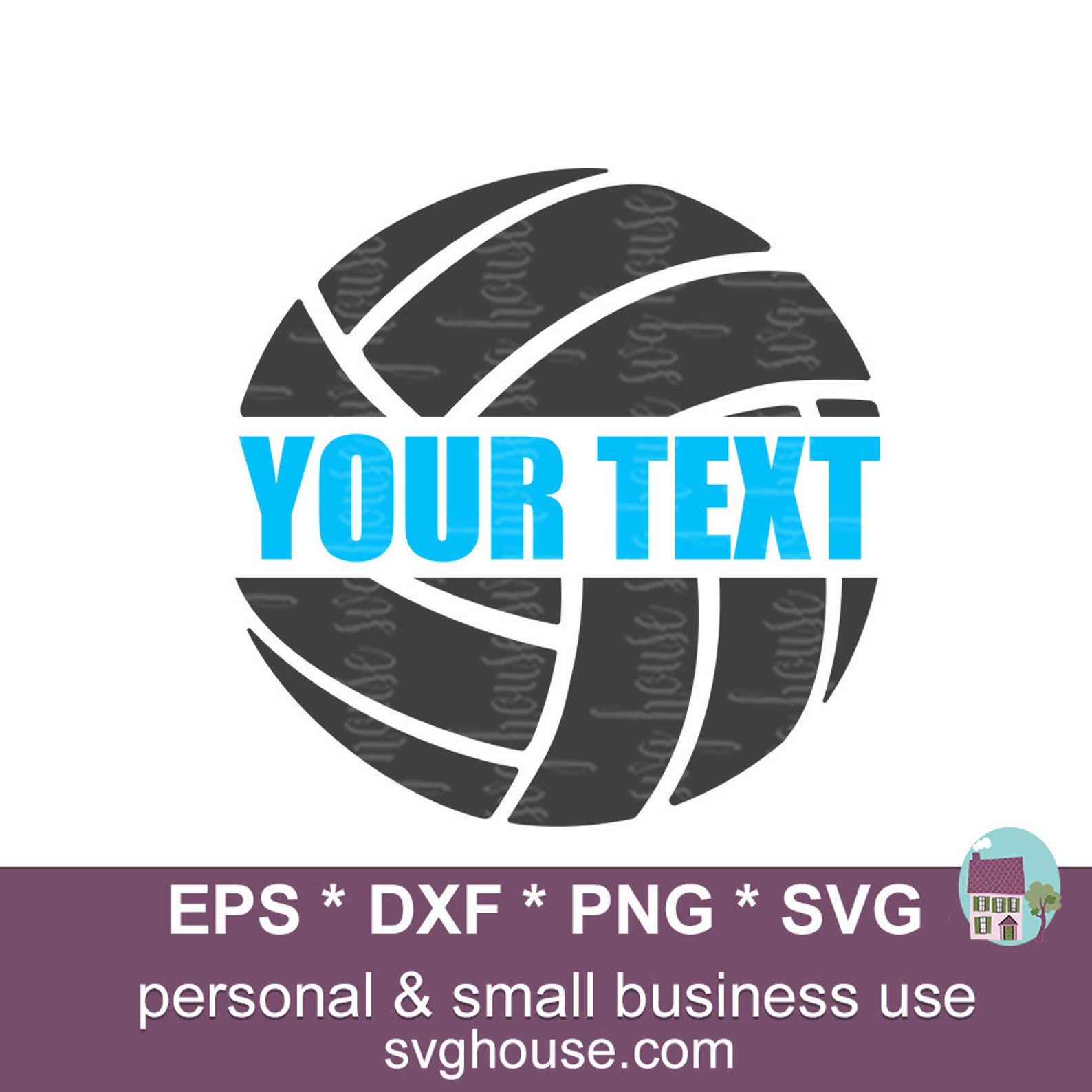 Split Volleyball Svg Split Volleyball Svg File Split Etsy