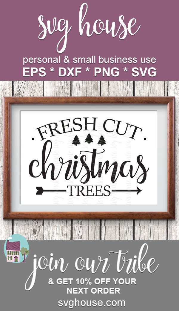 Fresh Cut Christmas Trees SVG Cut Christmas Trees Svg Fresh Etsy