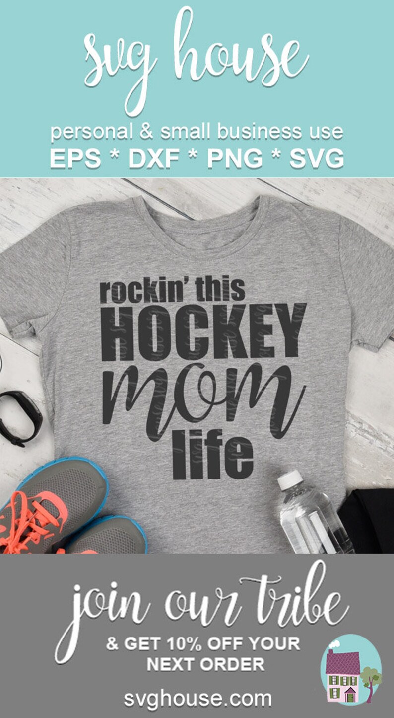 Download Hockey Mom Svg Rockin This Hockeyl Mom Life Svg Cut File | Etsy