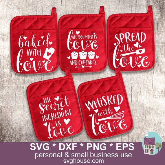 Download Valentine Pot Holder Svg Bundle Svg Files For Cricut And Etsy