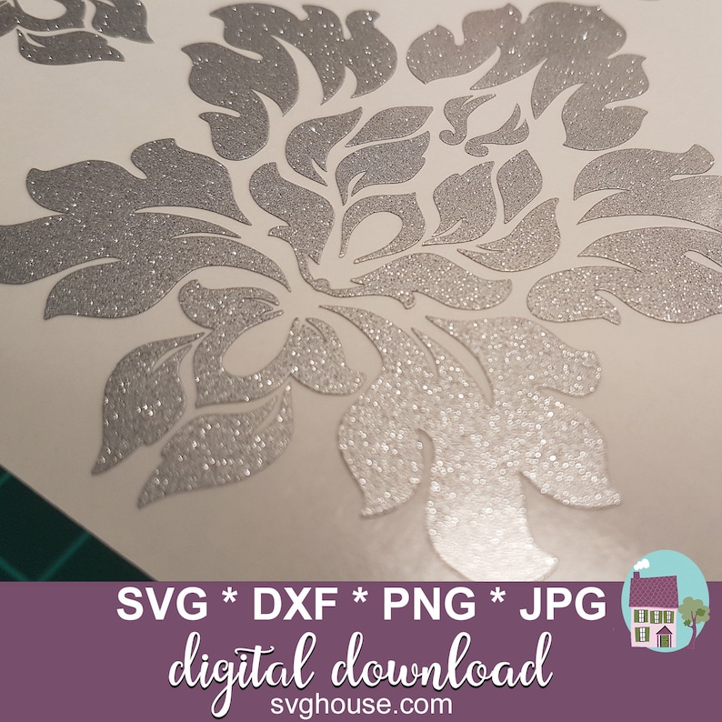 Download Damask SVG Floral Damask SVG SVG Files For Cricut And | Etsy