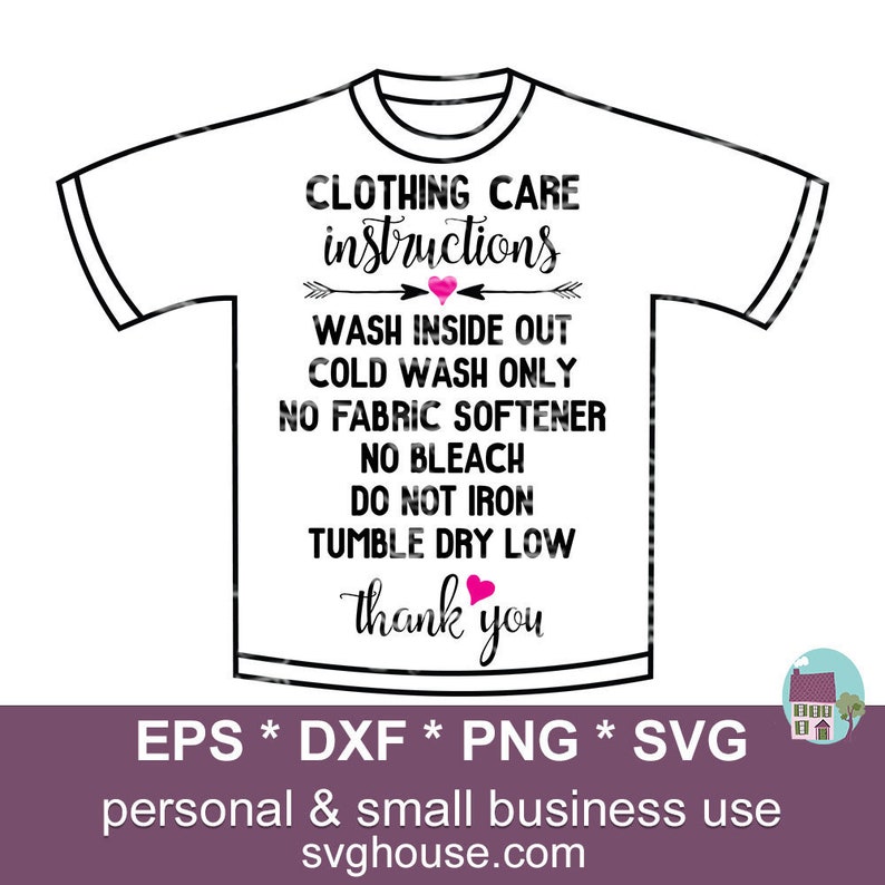 care instructions svg bundle care cards vector cut files