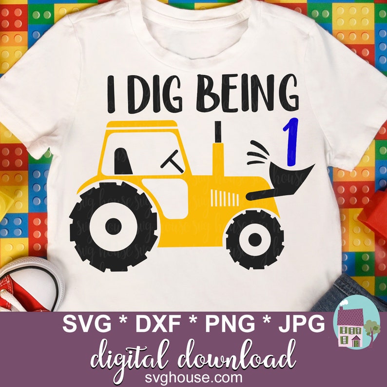 Download I Dig Being 1 SVG 1st Birthday Svg Boy Birthday SVG SVG | Etsy