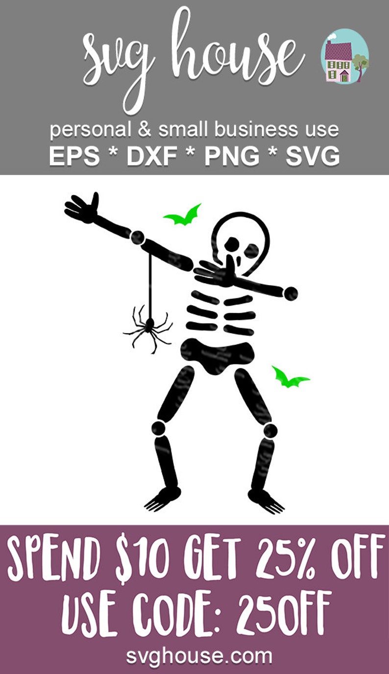 Download Skeleton Dab Svg Boy Halloween Vector Cut Files For ...