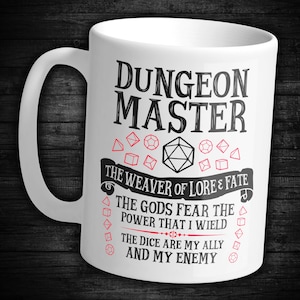 Dungeon Master (Class Design Series) / Dungeons & Dragons / Ceramic Mug  / RPG, D20, Gaming, DnD, Gift, Fantasy