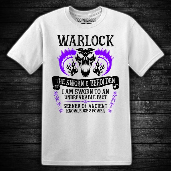Warlock, The Sworn and Beholden / Dungeons & Dragons / Unisex T-Shirt