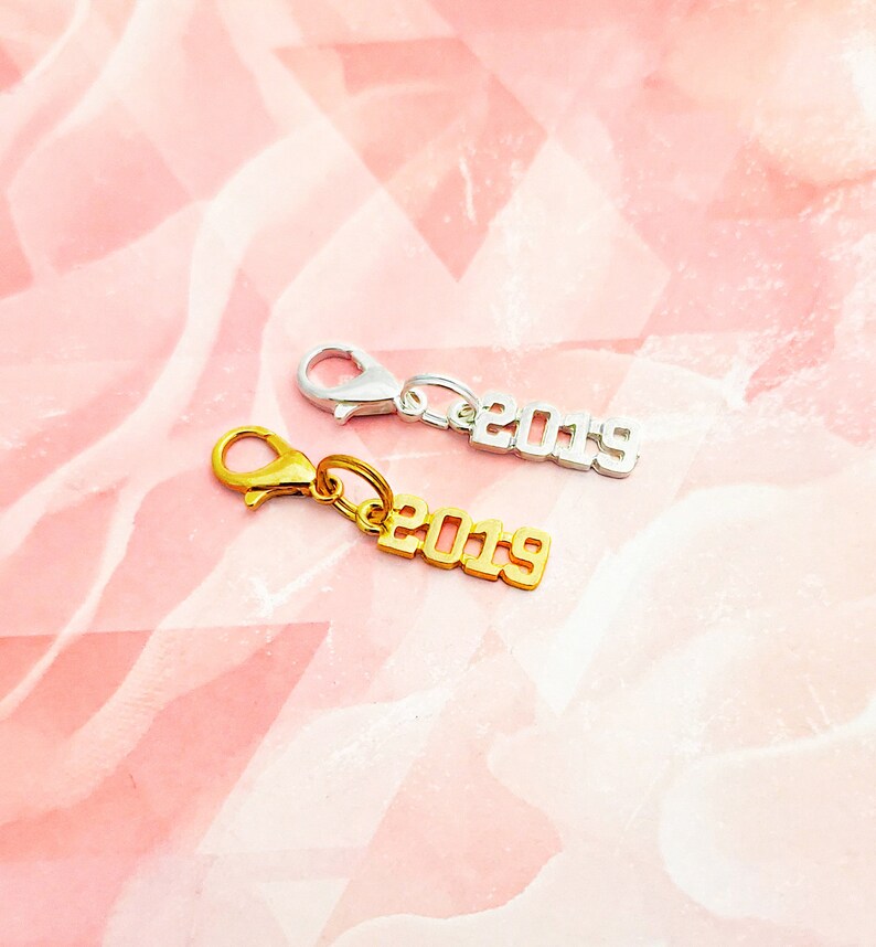 Clip on Charms Zipper Pulls School Graduation Hat Teacher Etsy