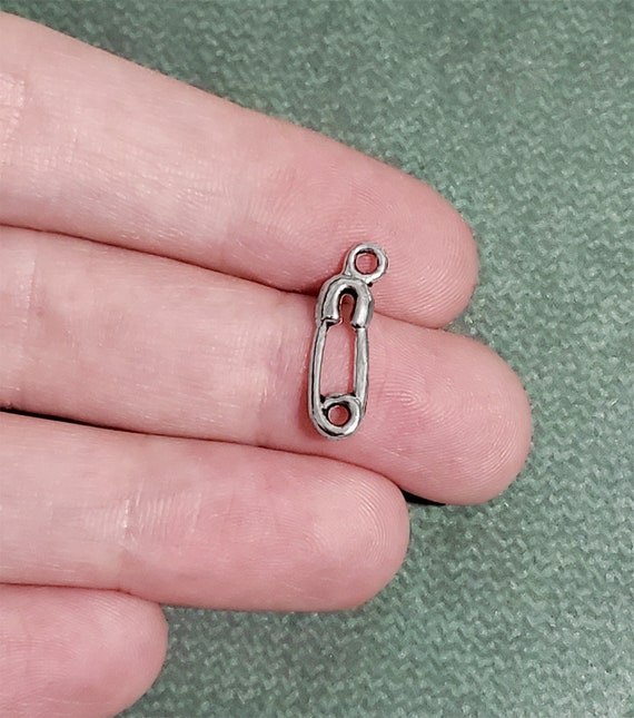 Silver Yellow Plated Diaper Charms 19mm
