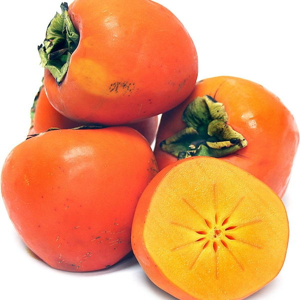 Fresh Hachiya Persimmon Fruit 4 pounds- Standard shipping included.