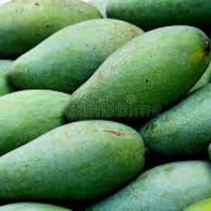 Sweet Green Mangoes- 3 lbs-Standard shipping included.