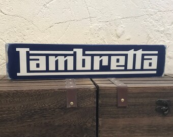 Vintage Lambretta Signs For Sale  : Shop All The Lambretta Pieces Uploaded By Our Sellers.